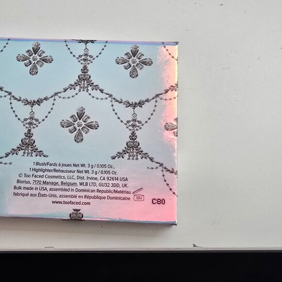 Too Faced ENCHANTED BEAUTY Unbearably Glam Blush/highlight Cheek Duo - Picture 3 of 3